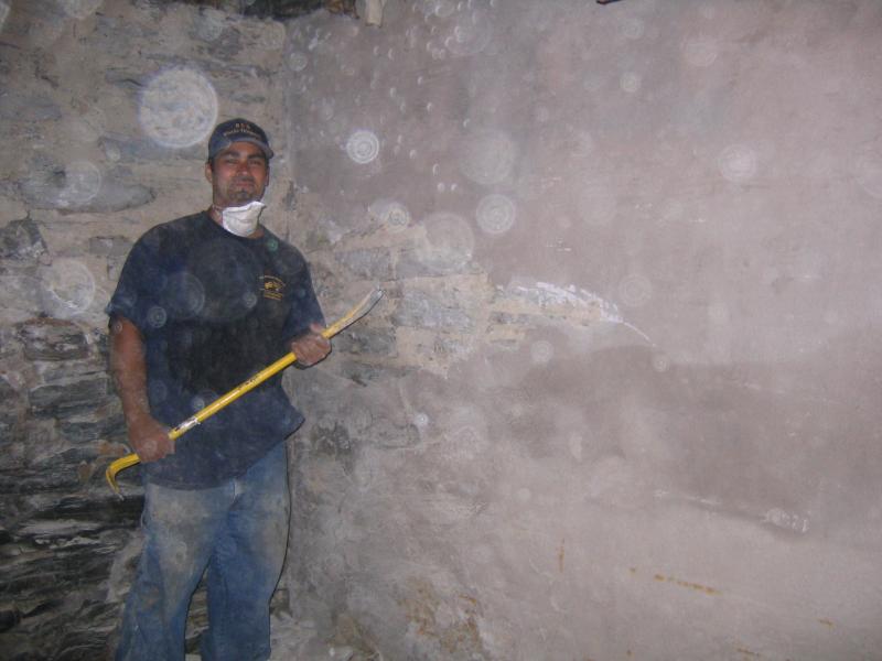 Demolition of basement walls